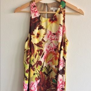 J.Crew Desert Floral Racer Tank